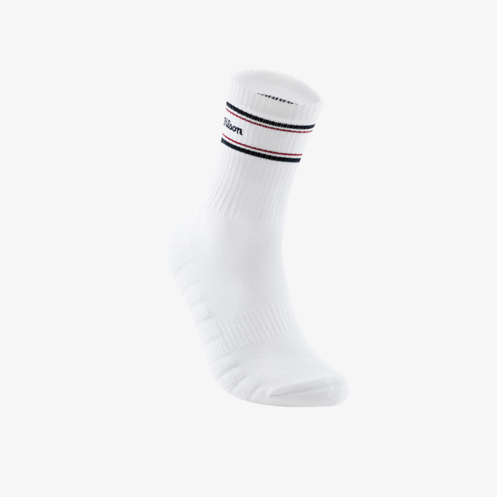 Tất Thể Thao Wilson U Classic Crew Socks Bright White WA00085W001001