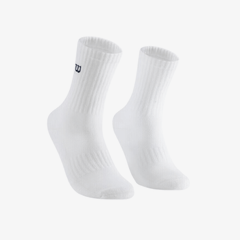 Tất Thể Thao Wilson U Crew Logo Sock Bright White WU00126531WT1