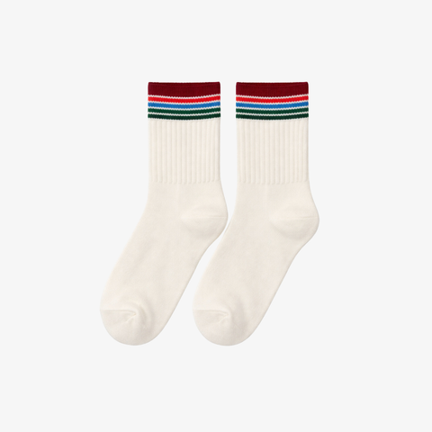 Tất Thể Thao Wilson Unisex Quarter Top Stripe Socks WU00016W002001