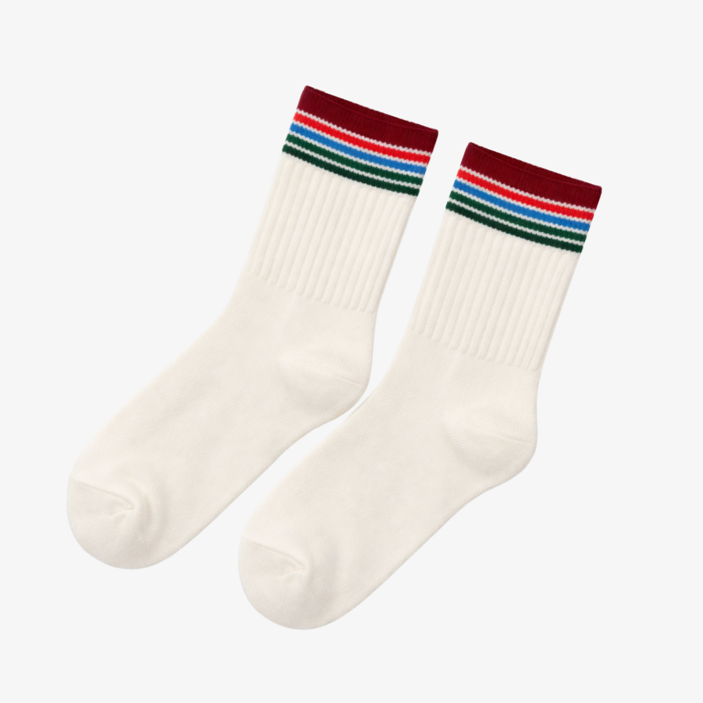 Tất Thể Thao Wilson Unisex Quarter Top Stripe Socks WU00016W002001