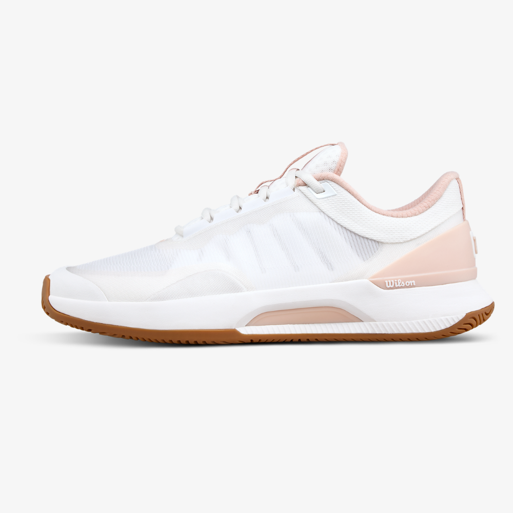 Giày Tennis Nữ Wilson Intrigue Tour Women's Tennis Shoes White / Cameo Rose / Gum1a WRS338930U