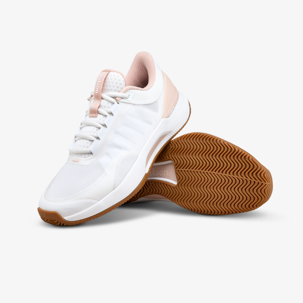 Giày Tennis Nữ Wilson Intrigue Tour Women's Tennis Shoes White / Cameo Rose / Gum1a WRS338930U