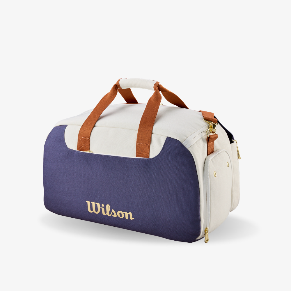 Túi Đựng Thể Thao Wilson Heritage Small Duffel Bag Cream/Clay/Navy WR8052301001
