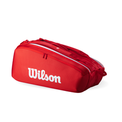 Túi Đựng Vợt Tennis Wilson Super Tour 9 Pack Red WR8036701001