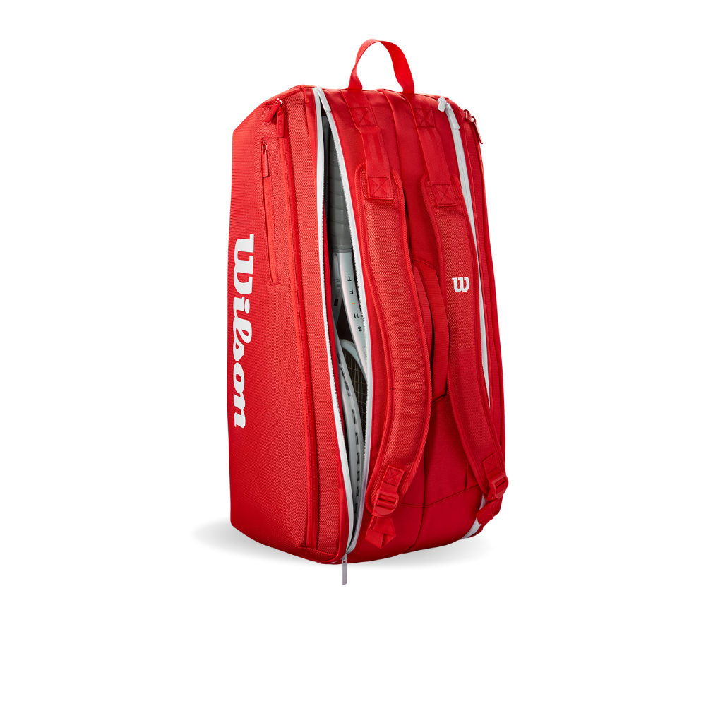 Túi Đựng Vợt Tennis Wilson Super Tour 9 Pack Red WR8036701001