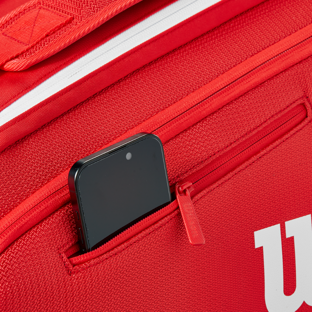 Túi Đựng Vợt Tennis Wilson Super Tour 9 Pack Red WR8036701001