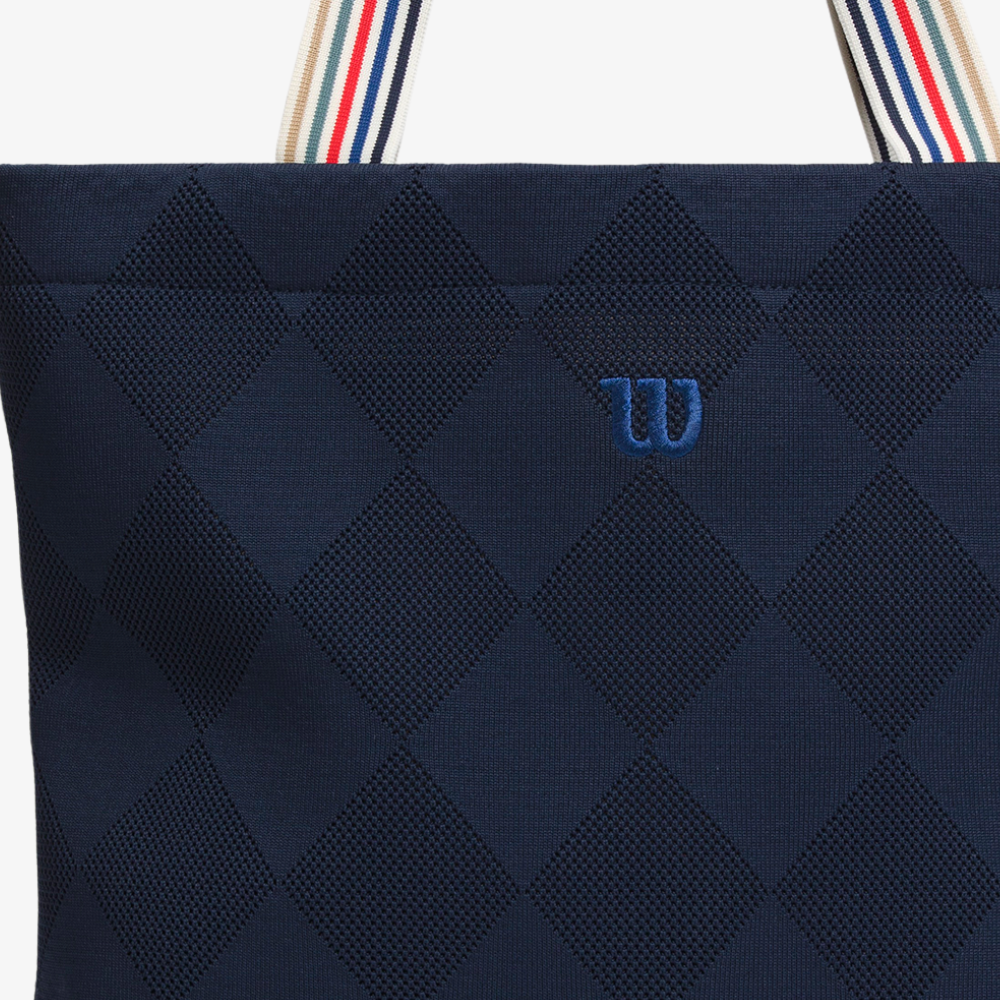 Túi Đựng Vợt Tennis Wilson Technical Knit Tote Navy WU00090U001002