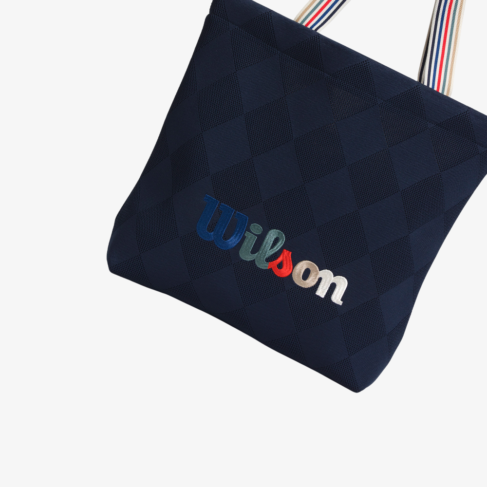 Túi Đựng Vợt Tennis Wilson Technical Knit Tote Navy WU00090U001002