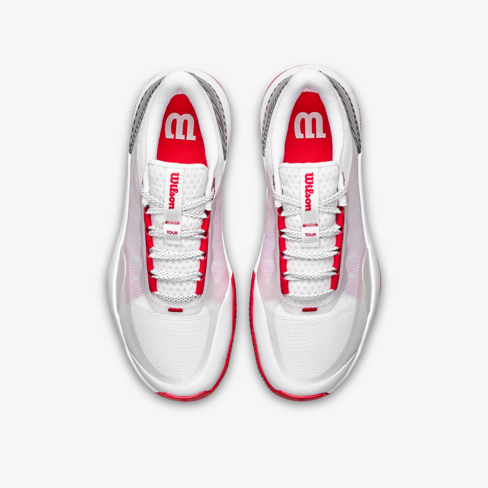 Giày Tennis Nữ Wilson Intrigue Tour Women's Tennis Shoes White / Red WRS00964001