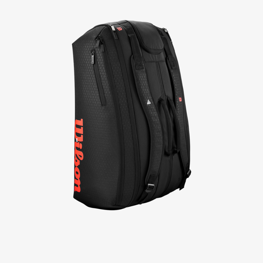 Túi Đựng Vợt Tennis Wilson Clash V3 Super Tour 15PK Black WR8038201001