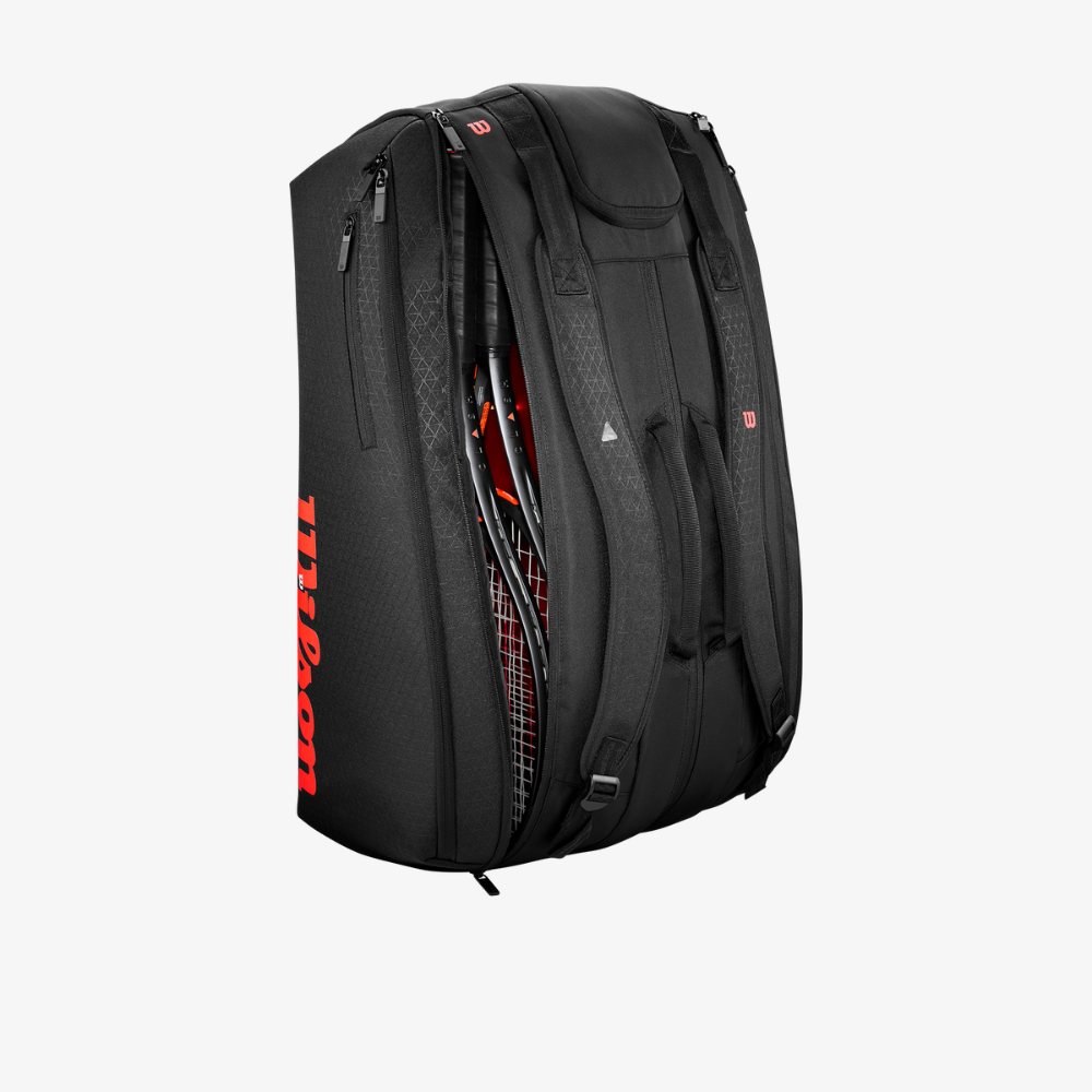 Túi Đựng Vợt Tennis Wilson Clash V3 Super Tour 15PK Black WR8038201001