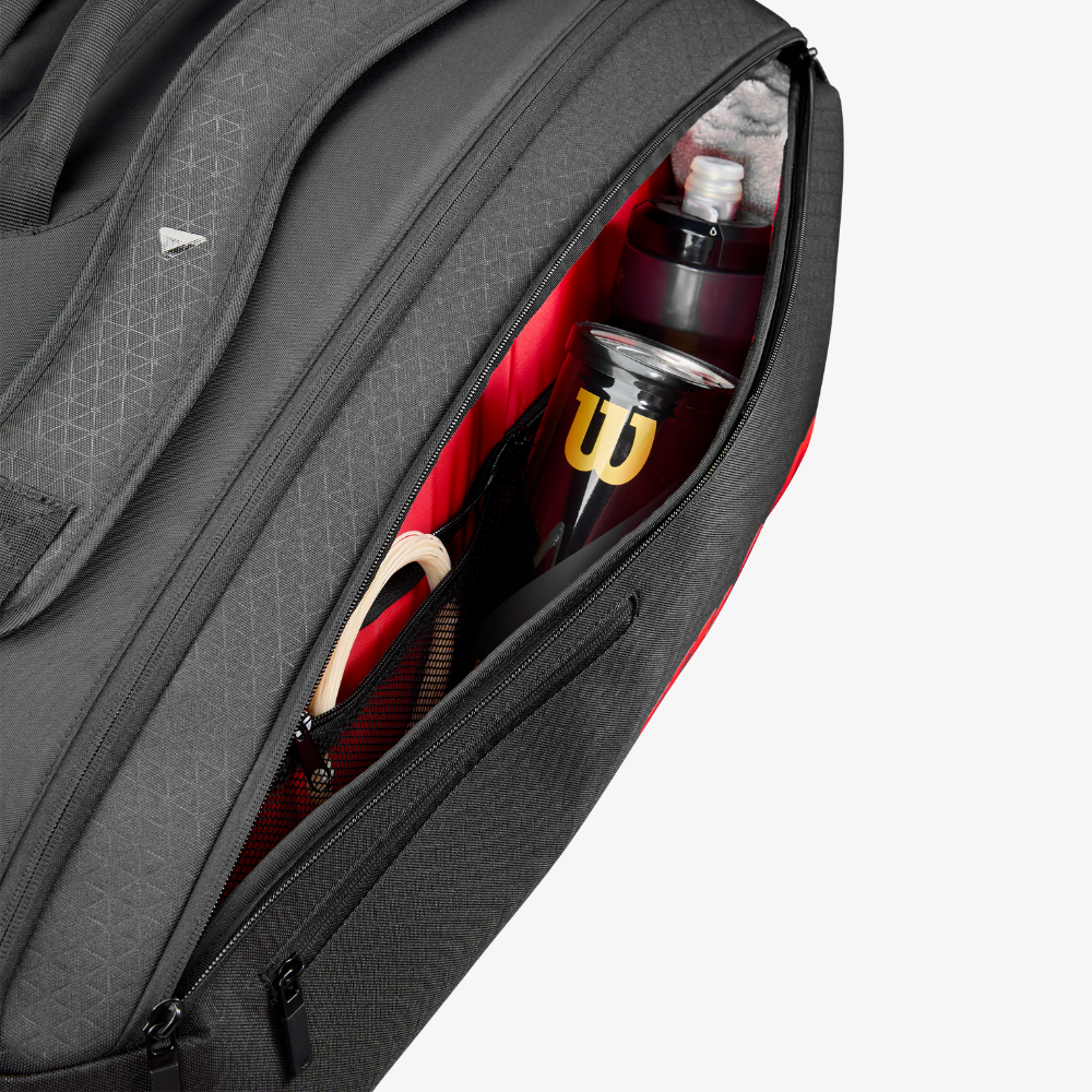 Túi Đựng Vợt Tennis Wilson Clash V3 Super Tour 15PK Black WR8038201001