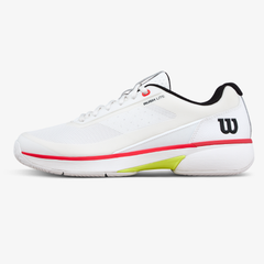 Giày Tennis Nam Wilson Rush Lite 5 Men's Tennis Shoes White/Black/ Infrared WRS336360U
