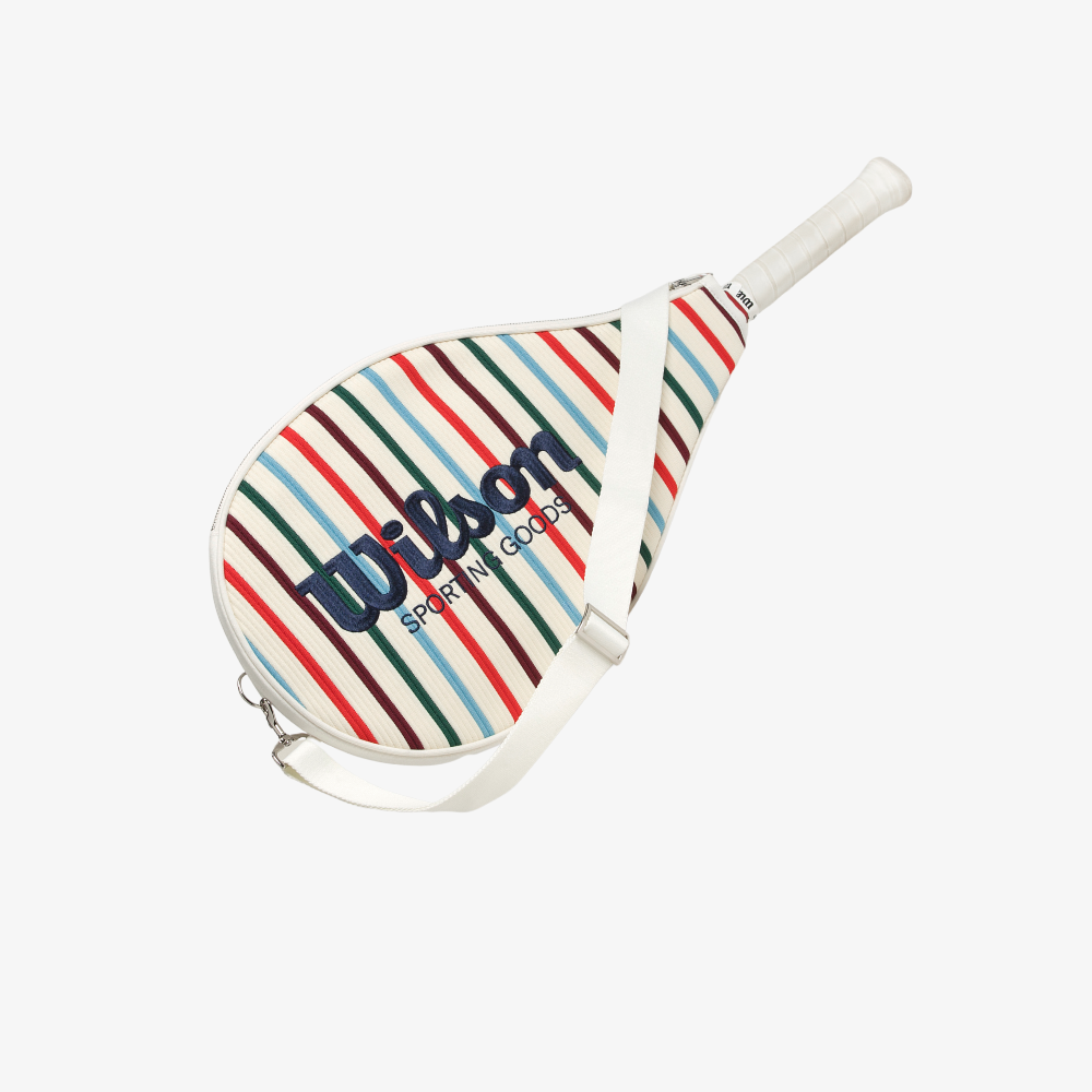 Vỏ Đựng Tennis Wilson Retro Racket Cover Sandrift WU00138W002001