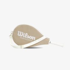 Vỏ Đựng Tennis Wilson Unisex Retro Racket Cover Tan WU00004T001001