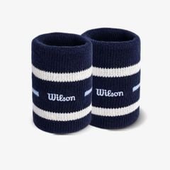 Băng Cổ Tay Thể Thao Wilson Unisex Classic Terry Wristbands Blue WA00087U001002