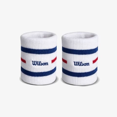 Băng Cổ Tay Thể Thao Wilson Unisex Classic Terry Wristbands Blue WA00087U043001