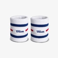 Băng Cổ Tay Thể Thao Wilson Unisex Classic Terry Wristbands Blue WA00087U043001