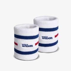 Băng Cổ Tay Thể Thao Wilson Unisex Classic Terry Wristbands Blue WA00087U043001