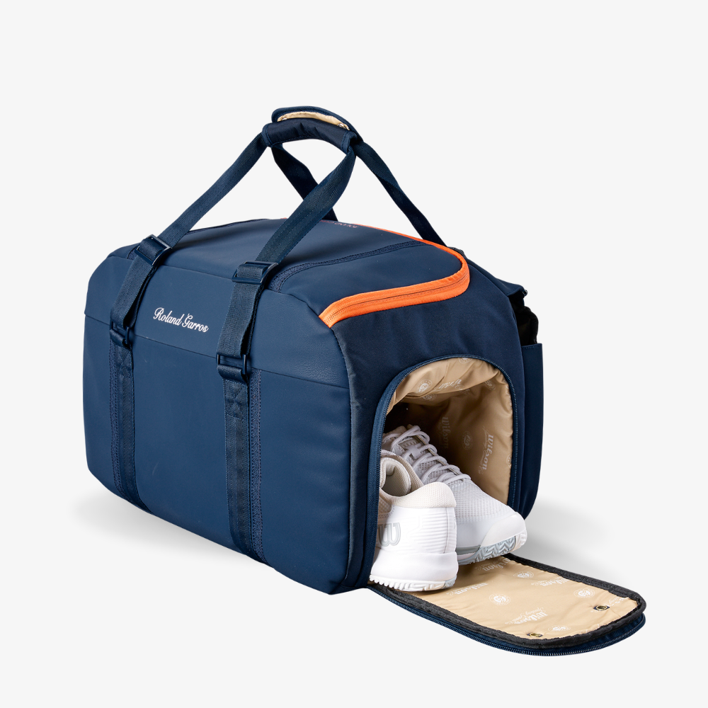 Túi đựng thể thao Wilson RG Roland Garros 2026 Sessionsoire Duffel Navy WR8053901001