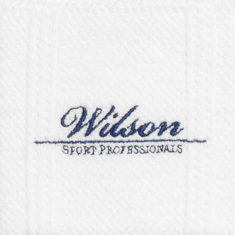 Băng Cổ Tay Wilson U Terry Logo Jacquard Wristband Bright White WA00023W001001