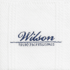 Băng Cổ Tay Wilson U Terry Logo Jacquard Wristband Bright White WA00023W001001