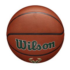 Wilson NBA Team Alliance BSKT Mil Bucks Bóng Rổ Size 7 WZ4029317XB7