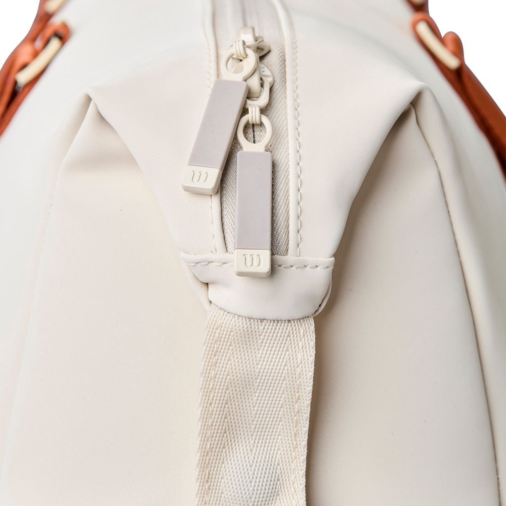Túi Đựng Vợt Tennis Wilson Roland Garros 2025 Large Duffel Cream/Clay WR8042301001