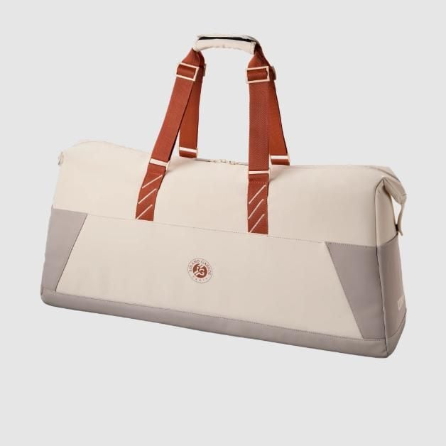 Túi Đựng Vợt Tennis Wilson Roland Garros 2025 Large Duffel Cream/Clay WR8042301001