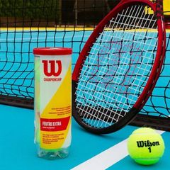 Set 12 Bóng Tennis Wilson Championship Extra Duty 3 Ball Can WRT100101