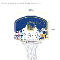 Wilson NBA TEAM MINI HOOP Bộ Bóng Rổ Mini GOLDEN STATE WARRIORS WTBA1302GOL