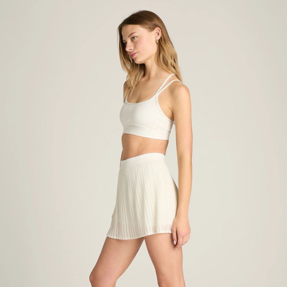 Chân Váy Thể Thao Nữ Limitless Pleated Mesh Skirt Sandrift WE00108W002001