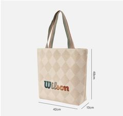 Túi Đựng Vợt Tennis Wilson Technical Knit Tote Sandrift WU00090W002001