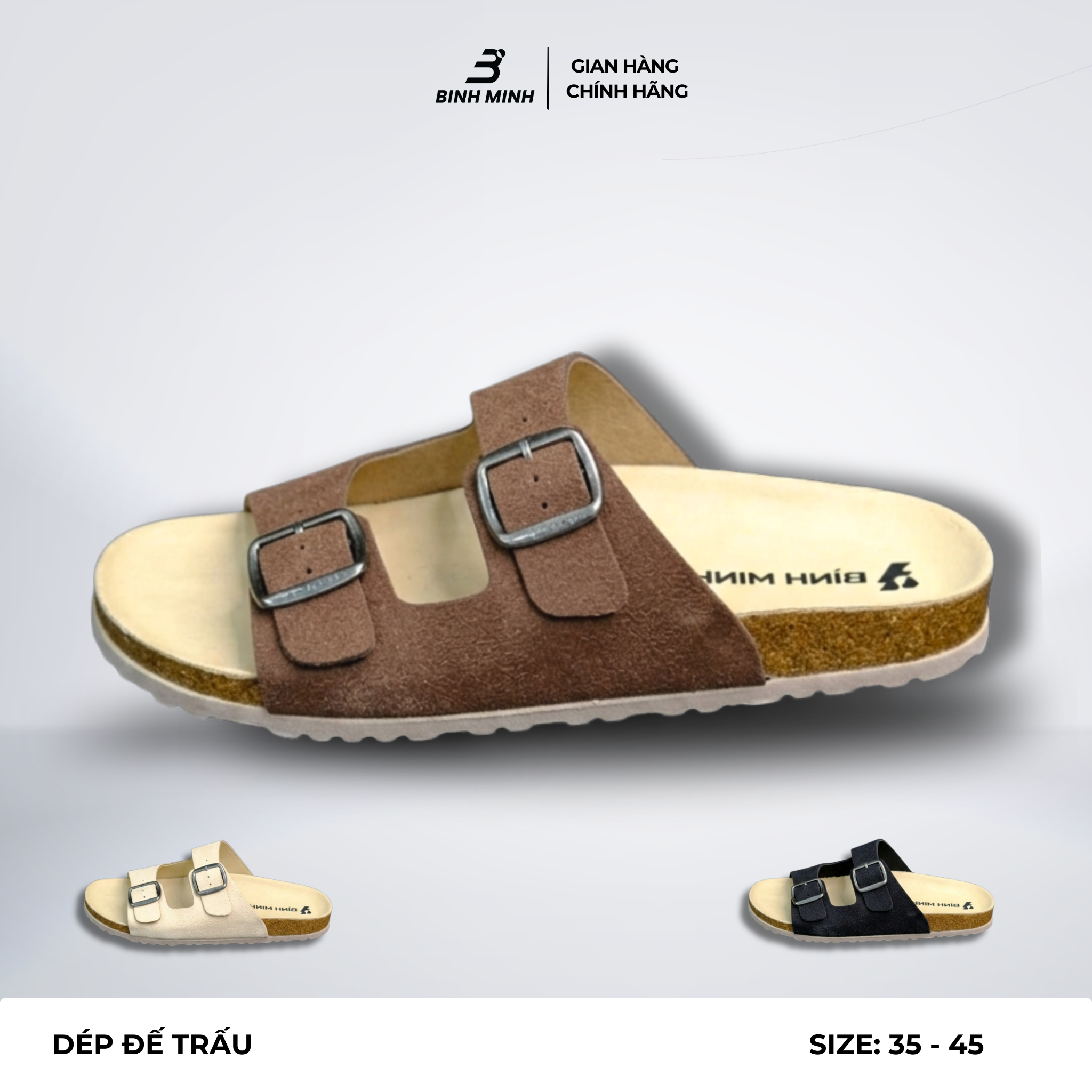  DÉP ĐẾ TRẤU BM LEAF (UNISEX) 