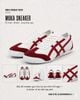  Giày Sneakers Nam Nữ BM Moka Trắng Đỏ – Giày Basic Dễ Phối Đồ, Êm Chân, Mang Hàng Ngày 