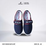  Giày BM06 bata Bình Minh quai dán xé, giày lười 