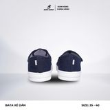  Giày bata Bình Minh nữ màu đen quai dán xé, giày lười 