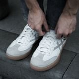  Giày Sneakers Daily nam nữ Active Trắng phối xám - thiết kế trẻ trung dễ phối đồ 