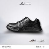  Giày thể thao nam nữ BM CAMPUS ĐEN - Giày sneaker học sinh màu đen basic cổ thấp form chuẩn, đế êm, chống trơn trượt 