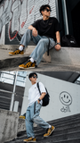  Giày Sneakers BM Moka Fire Nam Nữ - Phong cách Street,  Da Lộn Phối Da Cao Cấp, Êm Chân 