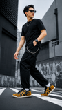  Giày Sneakers BM Moka Fire Nam Nữ - Phong cách Street,  Da Lộn Phối Da Cao Cấp, Êm Chân 