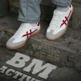  Giày Sneakers Daily nam nữ Active Trắng phối đỏ - thiết kế trẻ trung dễ phối đồ 