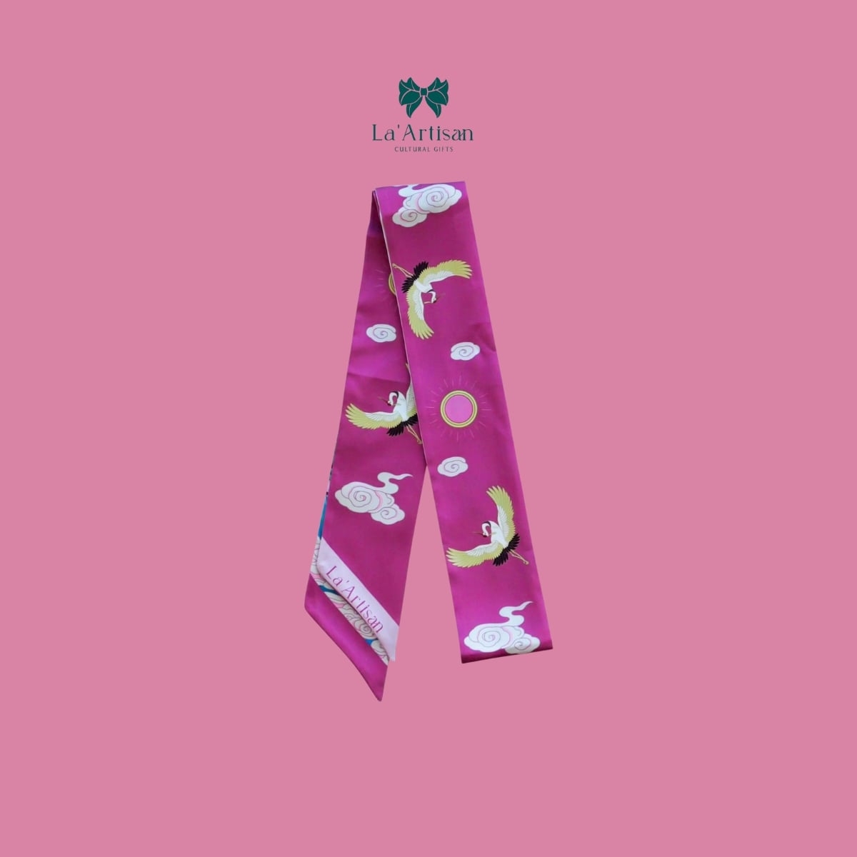 Khăn twilly họa tiết Tràng An