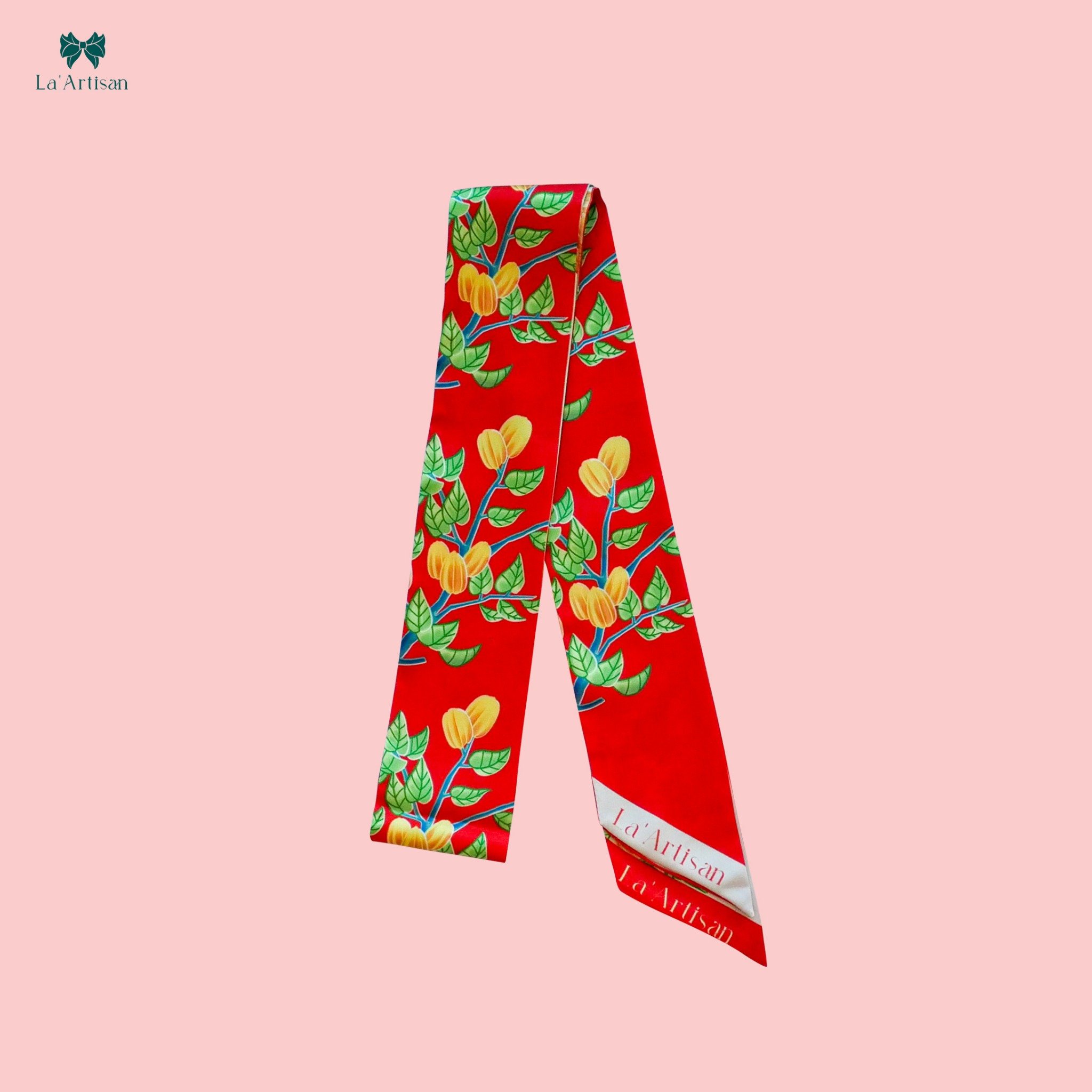 Khăn twilly họa tiết Cây Khế