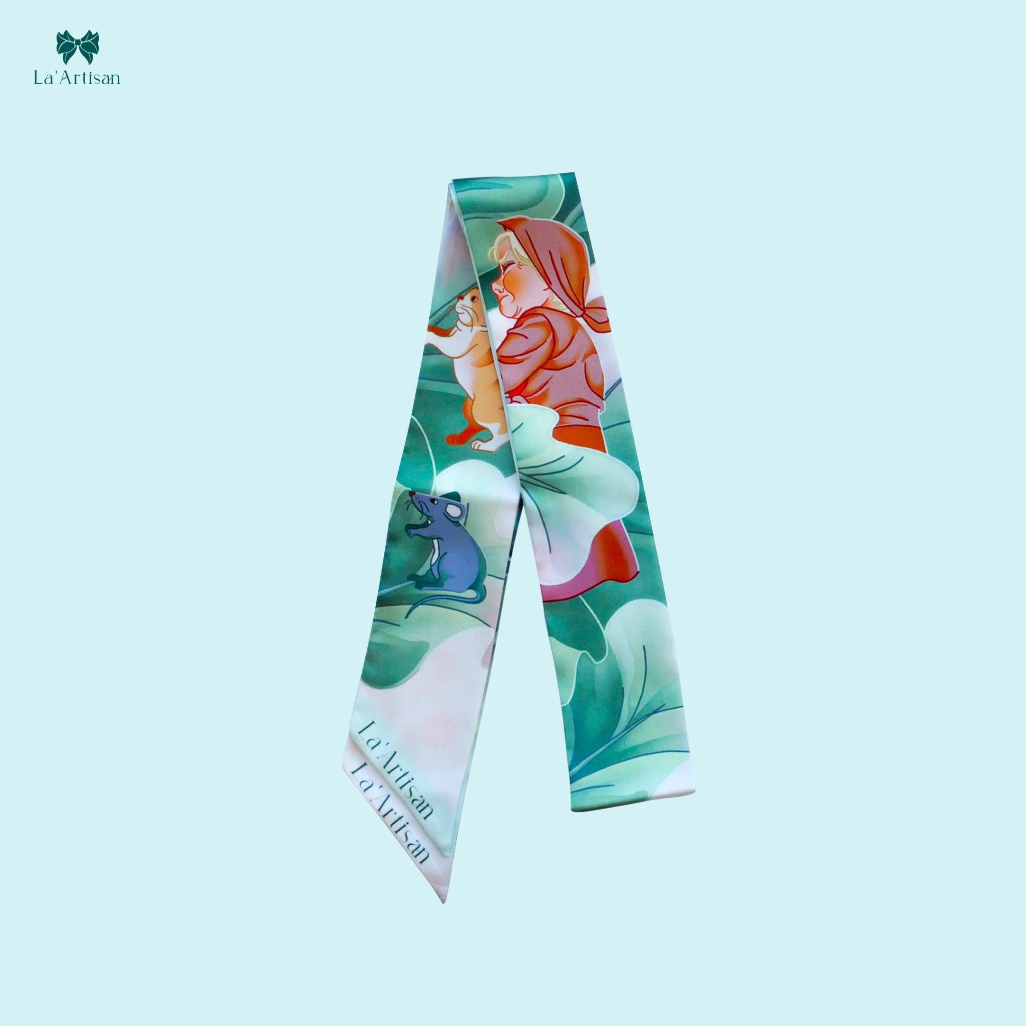 Khăn twilly Nhổ Củ Cải