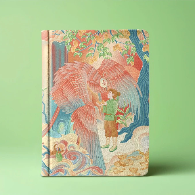 Sổ tay họa tiết Cây khế