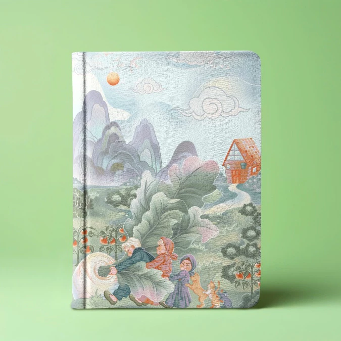 Sổ tay hoạ tiết Nhổ củ cải