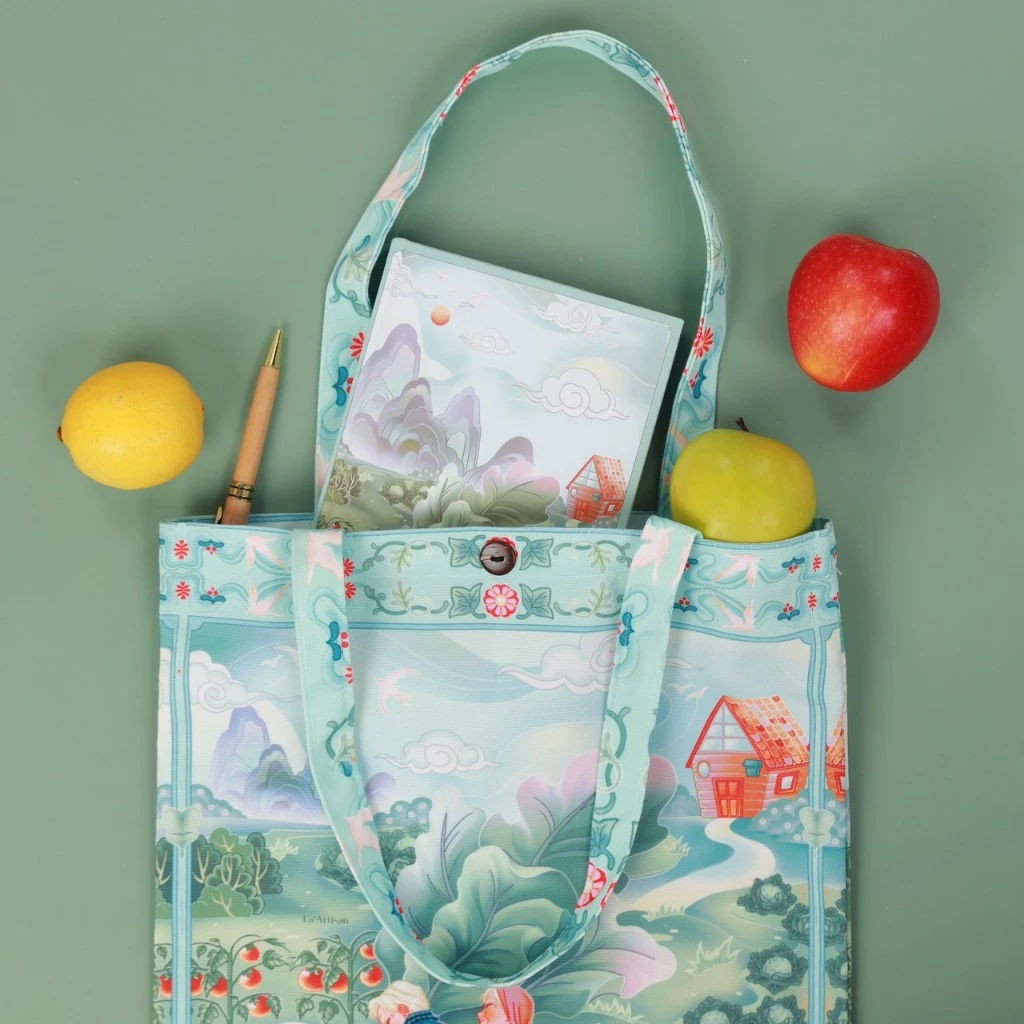 Túi tote họa tiết Nhổ củ cải