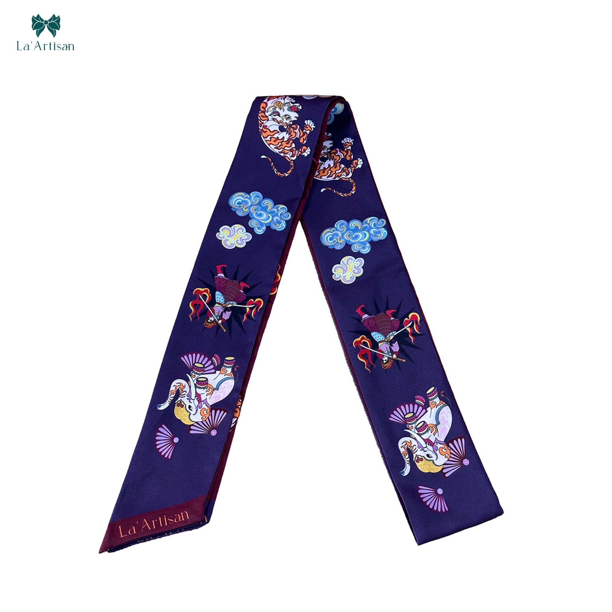 Khăn Twilly hoạ tiết Nữ tướng Bùi Thị Xuân