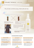  Tinh chất dưỡng tóc dạng xịt Kirame Twinkle Hair Lotion 